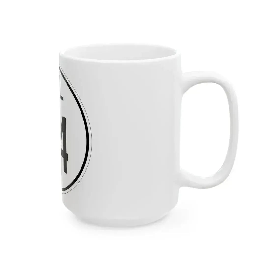 Delaware 24 1964 (Delaware) (Road Sign) White Coffee Mug - Go Mug Yourself
