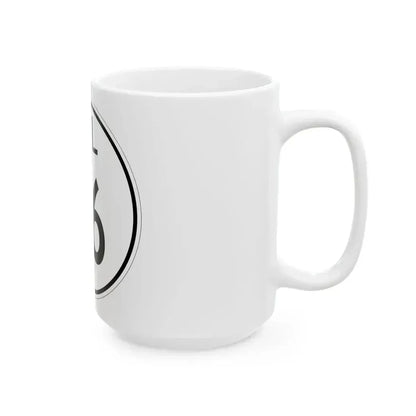 Delaware 26 1964 (Delaware) (Road Sign) White Coffee Mug - Go Mug Yourself