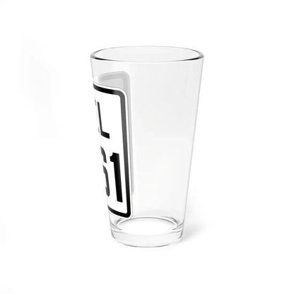 Delaware 261 1926 (Delaware) (Road Sign) Pint Glass 16oz - Go Mug Yourself
