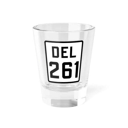 Delaware 261 1926 (Delaware) (Road Sign) Shot Glass 1.5oz 1.5oz - Go Mug Yourself