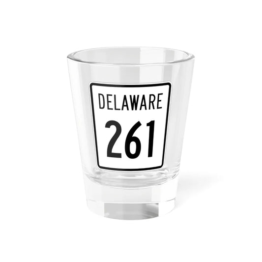 Delaware 261 1955 (Delaware) (Road Sign) Shot Glass 1.5oz 1.5oz - Go Mug Yourself