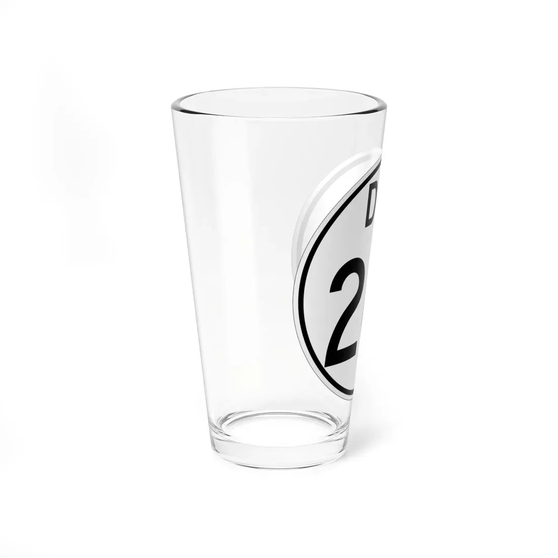 Delaware 261 1964 (Delaware) (Road Sign) Pint Glass 16oz - Go Mug Yourself