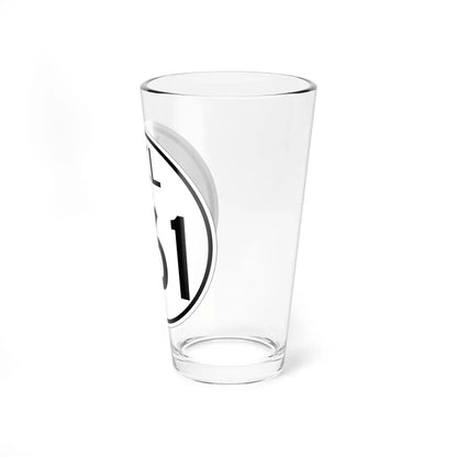 Delaware 261 1964 (Delaware) (Road Sign) Pint Glass 16oz - Go Mug Yourself