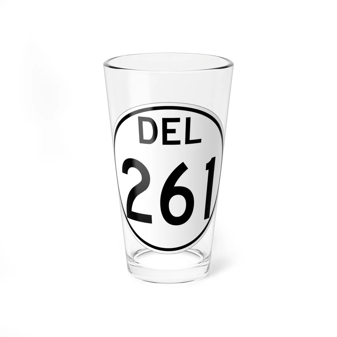 Delaware 261 1964 (Delaware) (Road Sign) Pint Glss 16oz 16oz - Go Mug Yourself
