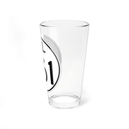 Delaware 261 1964 (Delaware) (Road Sign) Pint Glss 16oz - Go Mug Yourself