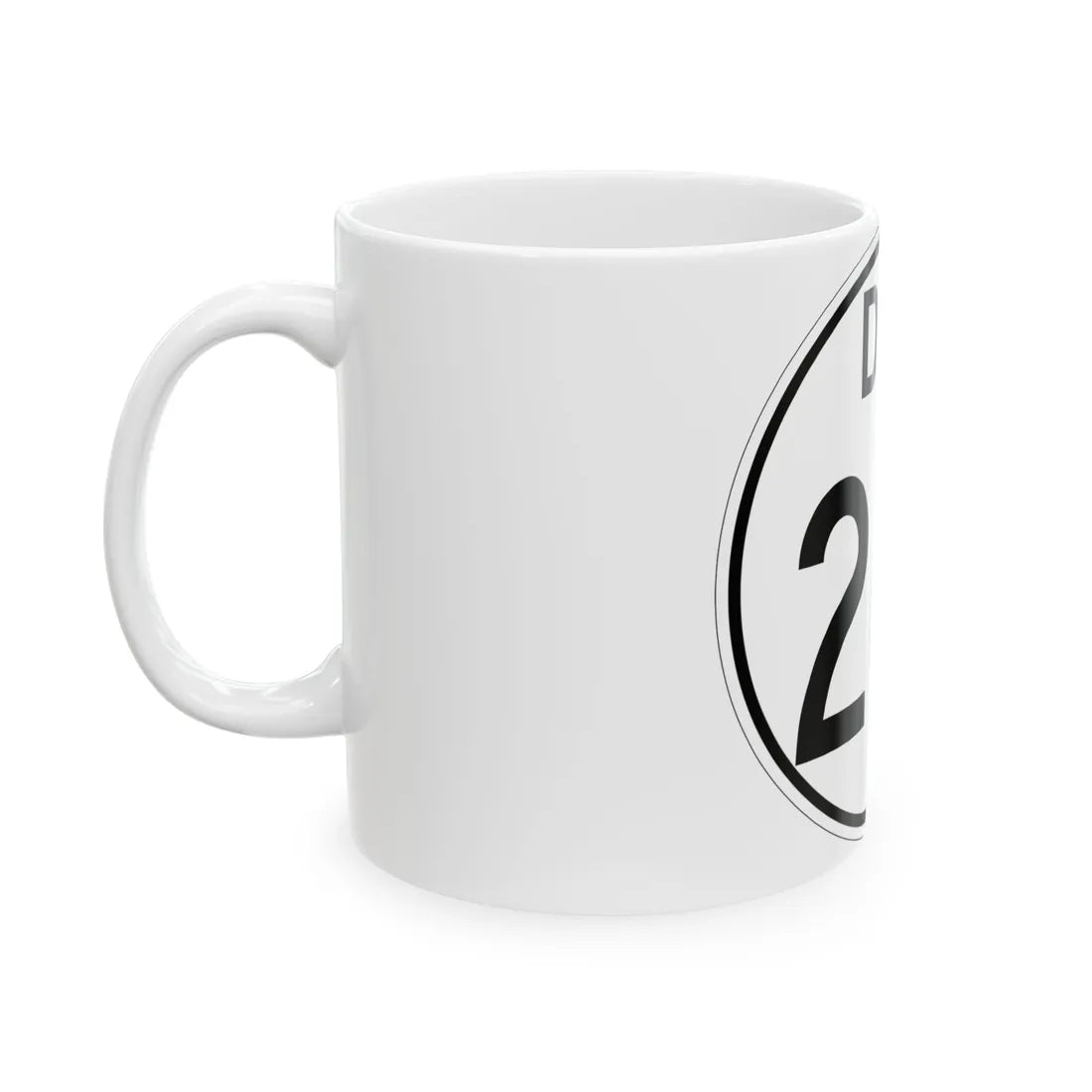 Delaware 261 1964 (Delaware) (Road Sign) White Coffee Mug - Go Mug Yourself