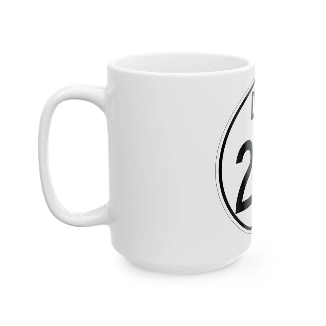 Delaware 261 1964 (Delaware) (Road Sign) White Coffee Mug - Go Mug Yourself