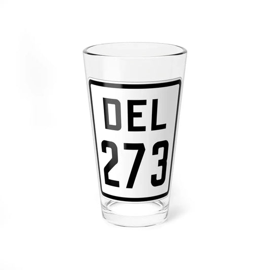 Delaware 273 1926 (Delaware) (Road Sign) Pint Glass 16oz 16oz - Go Mug Yourself