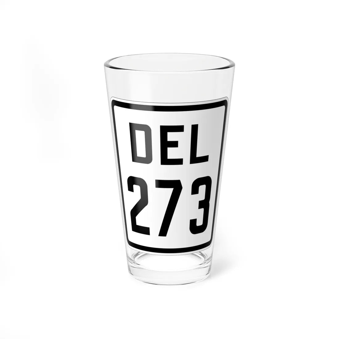 Delaware 273 1926 (Delaware) (Road Sign) Pint Glss 16oz 16oz - Go Mug Yourself