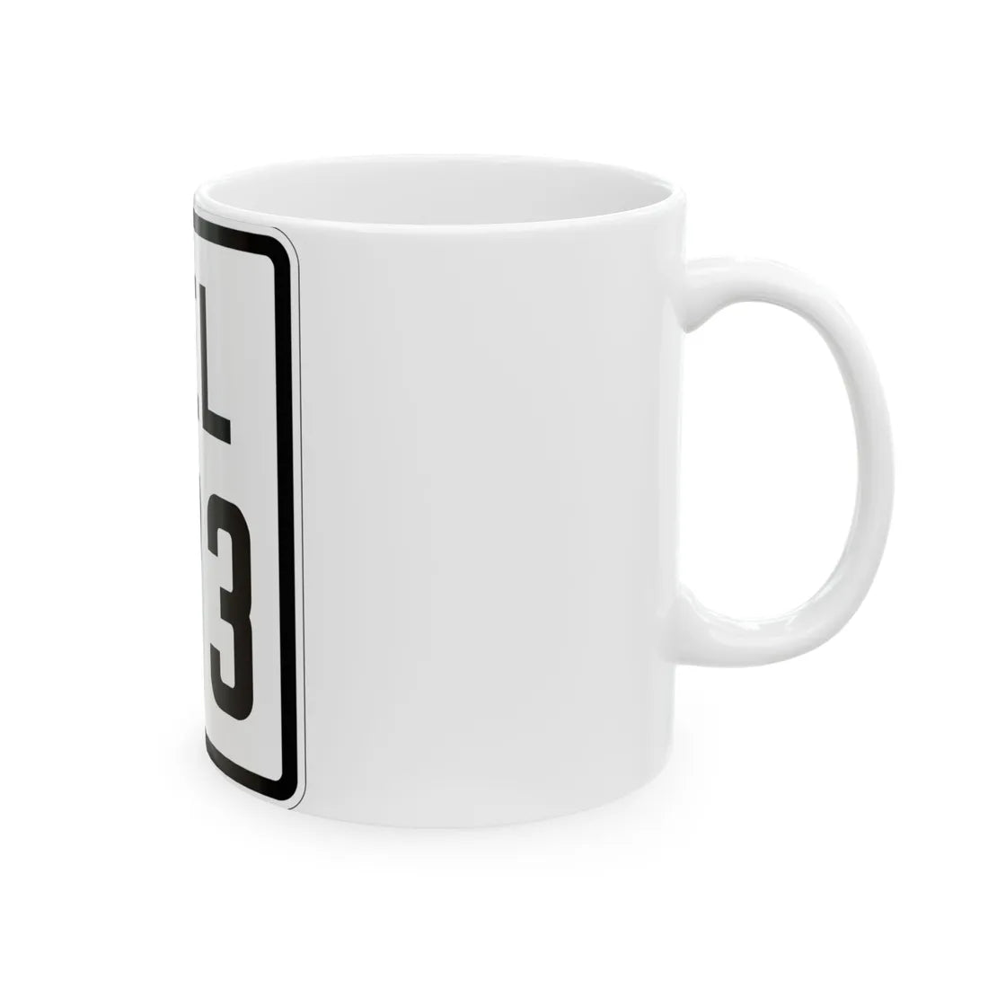 Delaware 273 1926 (Delaware) (Road Sign) White Coffee Mug - Go Mug Yourself