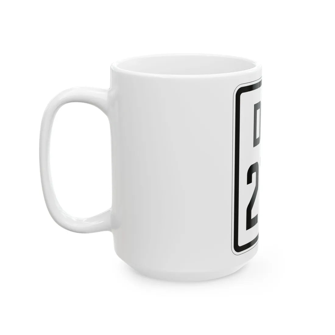 Delaware 273 1926 (Delaware) (Road Sign) White Coffee Mug - Go Mug Yourself