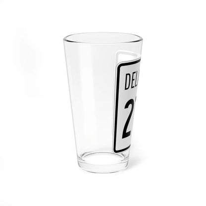 Delaware 273 1955 (Delaware) (Road Sign) Pint Glss 16oz - Go Mug Yourself