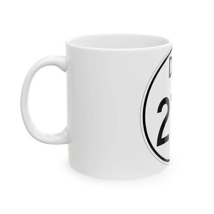 Delaware 273 1964 (Delaware) (Road Sign) White Coffee Mug - Go Mug Yourself