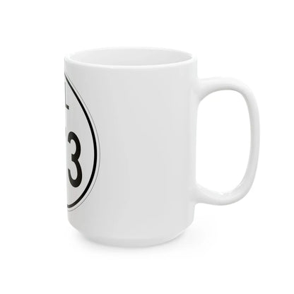 Delaware 273 1964 (Delaware) (Road Sign) White Coffee Mug - Go Mug Yourself