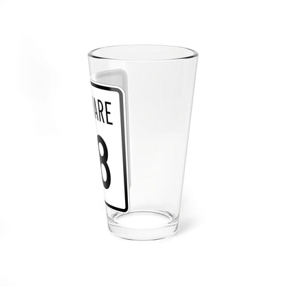 Delaware 28 1955 (Delaware) (Road Sign) Pint Glss 16oz - Go Mug Yourself