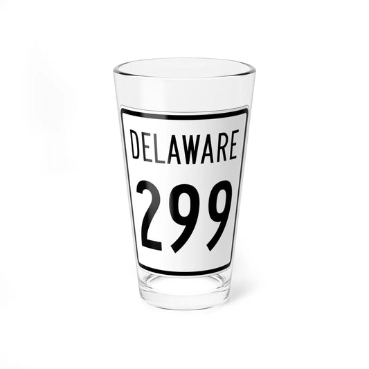 Delaware 299 1955 (Delaware) (Road Sign) Pint Glss 16oz 16oz - Go Mug Yourself