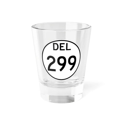 Delaware 299 1964 (Delaware) (Road Sign) Shot Glass 1.5oz 1.5oz - Go Mug Yourself
