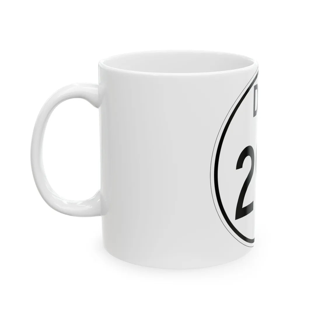 Delaware 299 1964 (Delaware) (Road Sign) White Coffee Mug - Go Mug Yourself