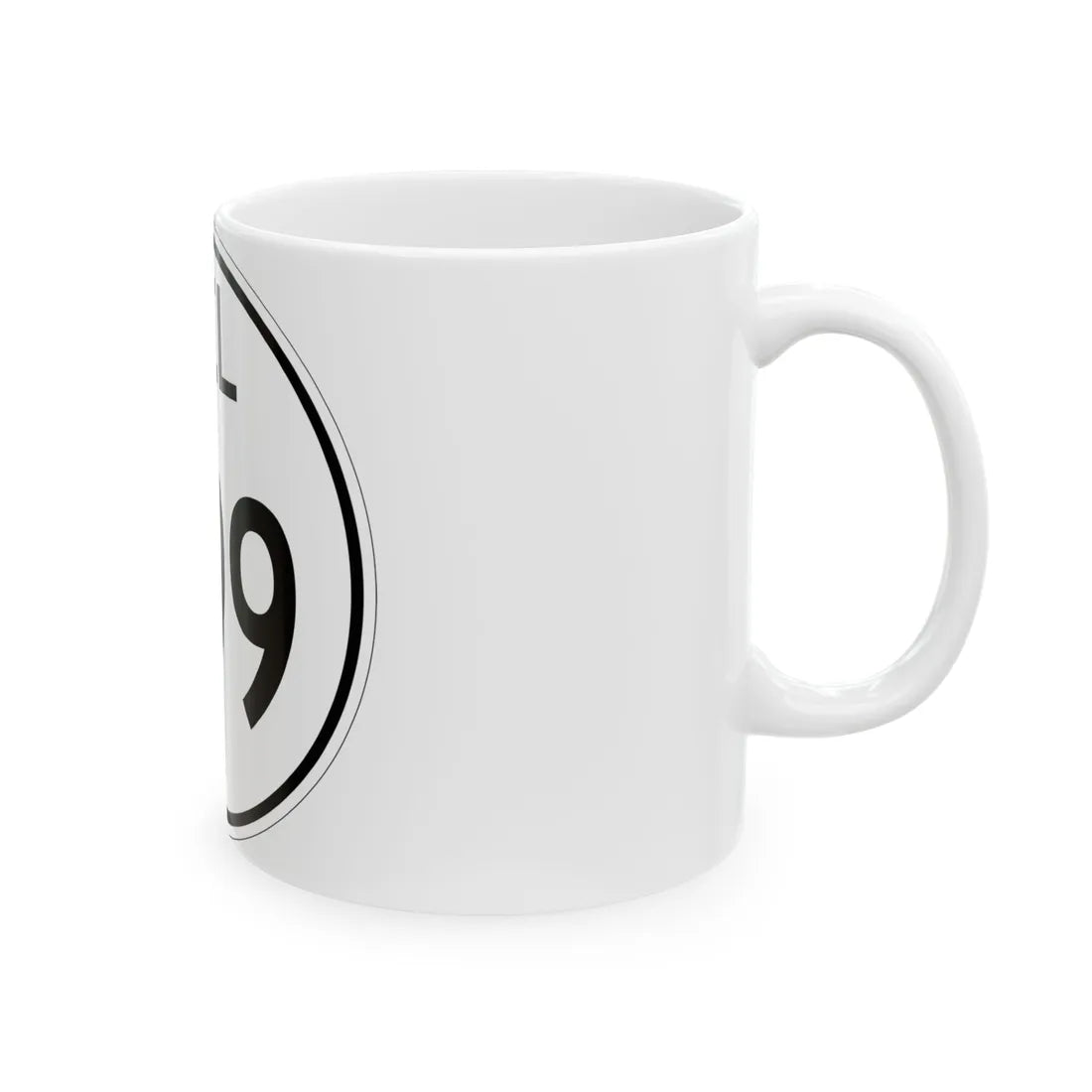 Delaware 299 1964 (Delaware) (Road Sign) White Coffee Mug - Go Mug Yourself