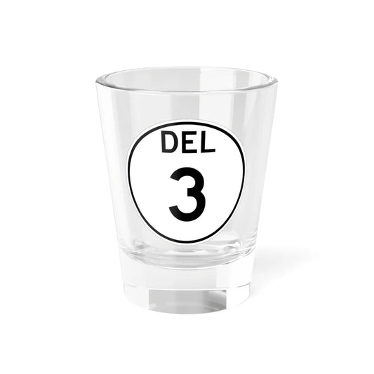 Delaware 3 1964 (Delaware) (Road Sign) Shot Glass 1.5oz 1.5oz - Go Mug Yourself