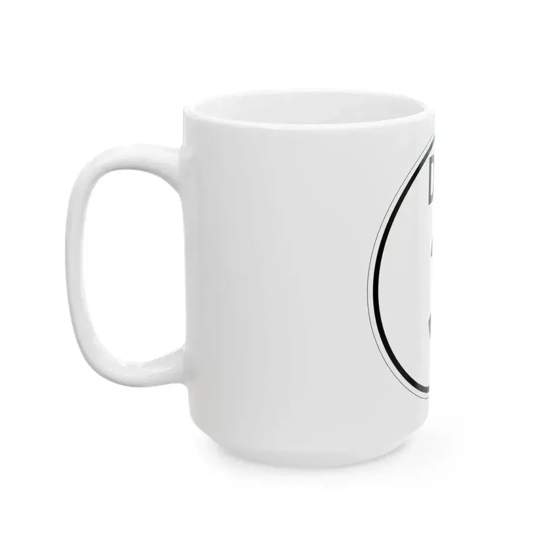 Delaware 3 1964 (Delaware) (Road Sign) White Coffee Mug - Go Mug Yourself