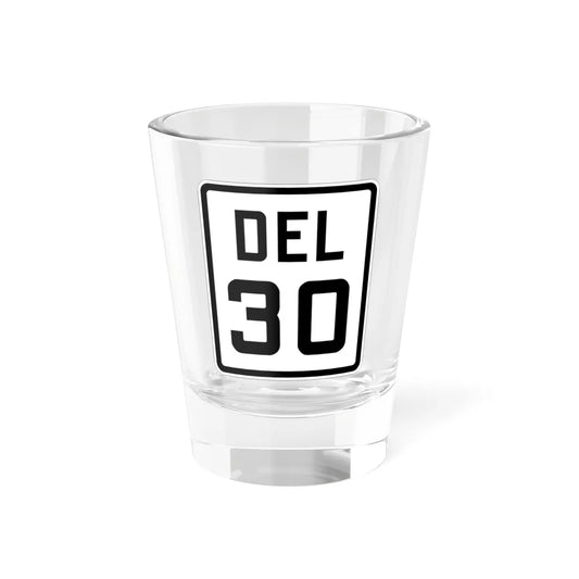 Delaware 30 1926 (Delaware) (Road Sign) Shot Glass 1.5oz 1.5oz - Go Mug Yourself
