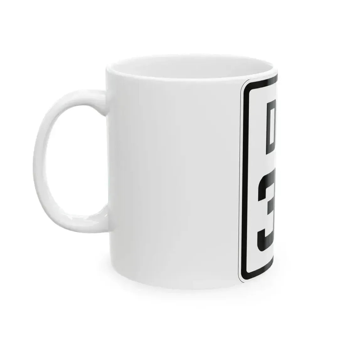 Delaware 30 1926 (Delaware) (Road Sign) White Coffee Mug - Go Mug Yourself