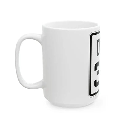 Delaware 30 1926 (Delaware) (Road Sign) White Coffee Mug - Go Mug Yourself
