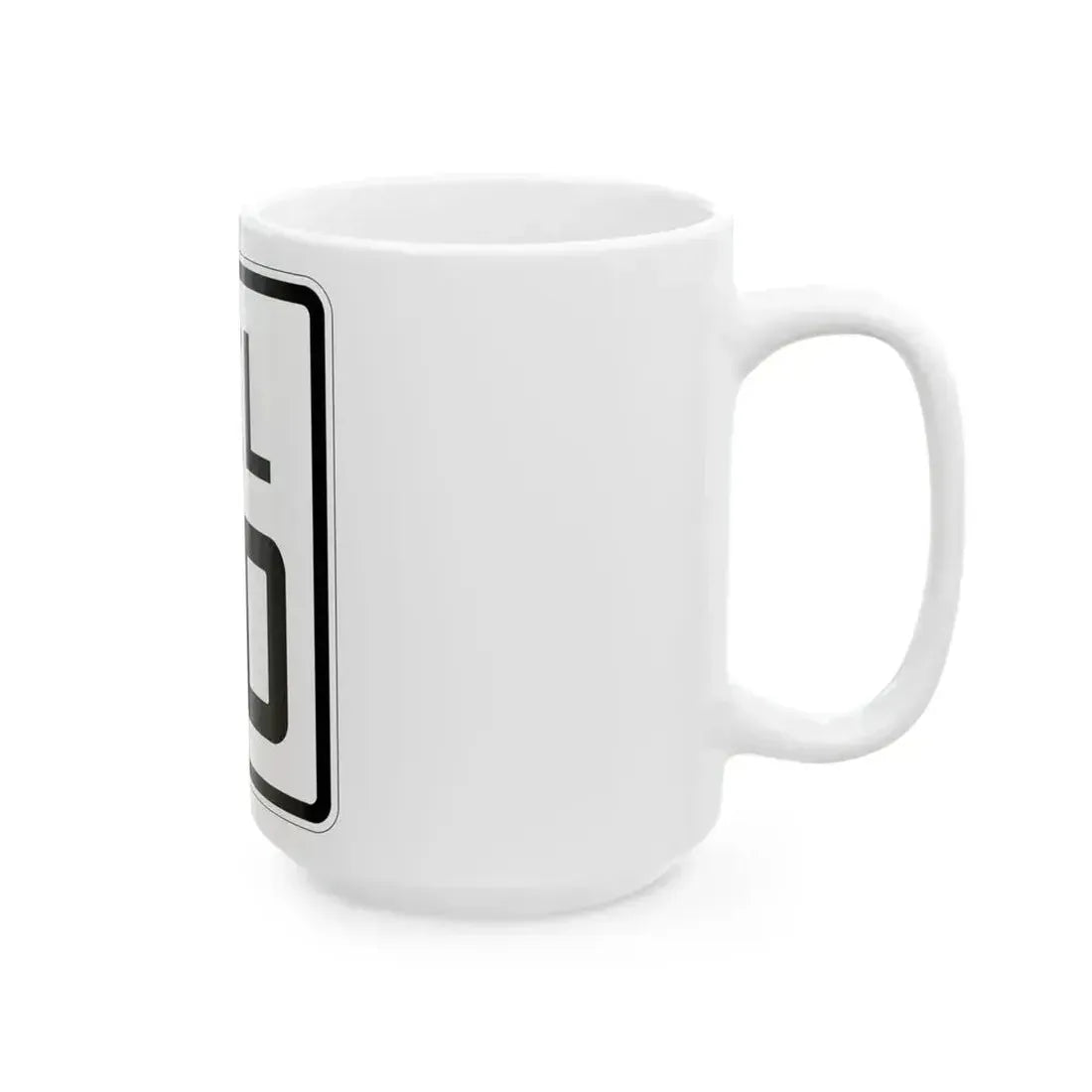 Delaware 30 1926 (Delaware) (Road Sign) White Coffee Mug - Go Mug Yourself