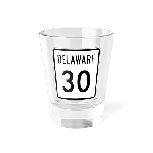 Delaware 30 1955 (Delaware) (Road Sign) Shot Glass 1.5oz 1.5oz - Go Mug Yourself