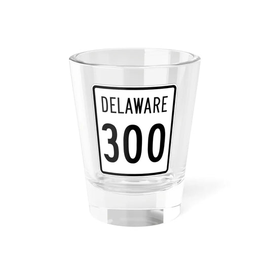 Delaware 300 1955 (Delaware) (Road Sign) Shot Glass 1.5oz 1.5oz - Go Mug Yourself