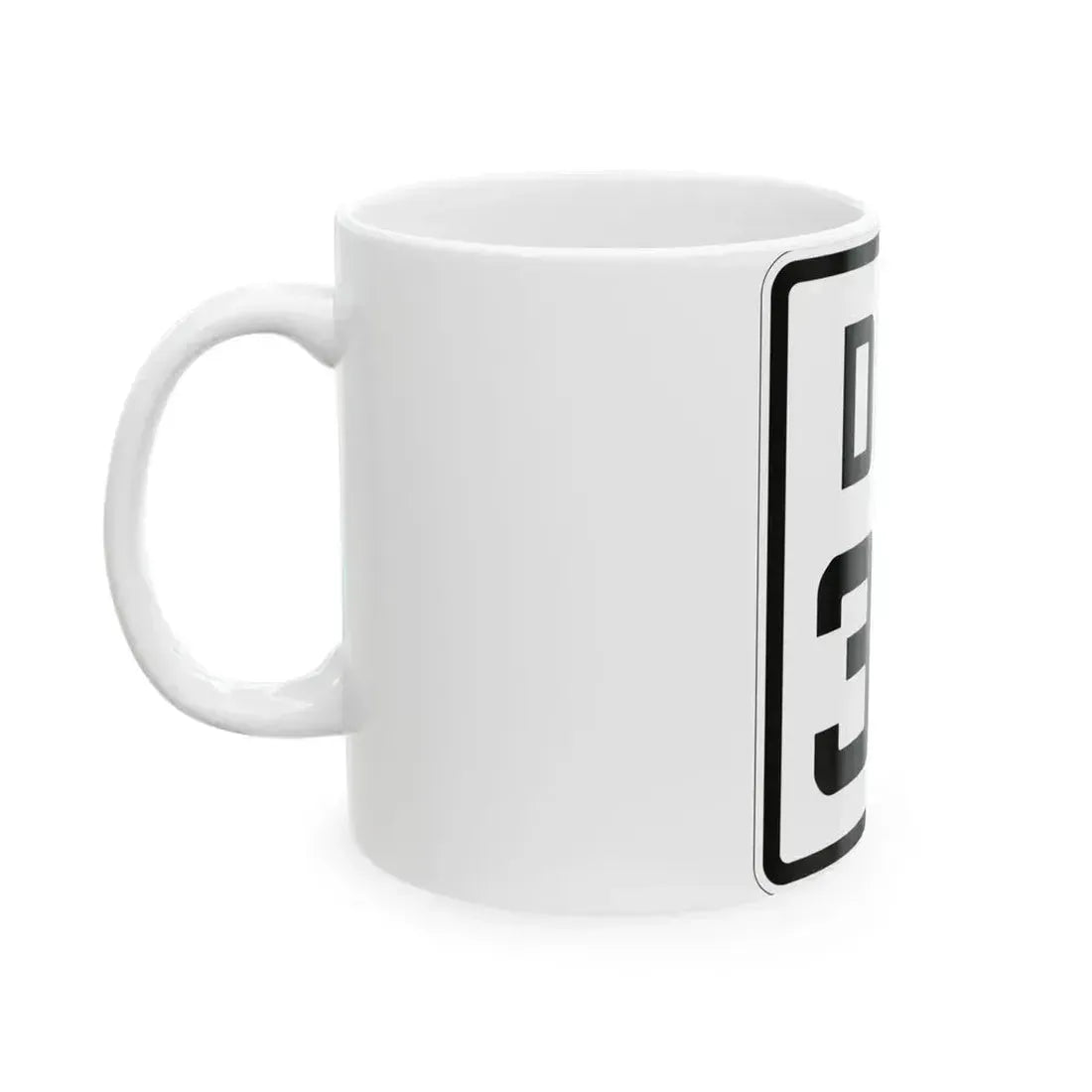 Delaware 36 1926 (Delaware) (Road Sign) White Coffee Mug - Go Mug Yourself
