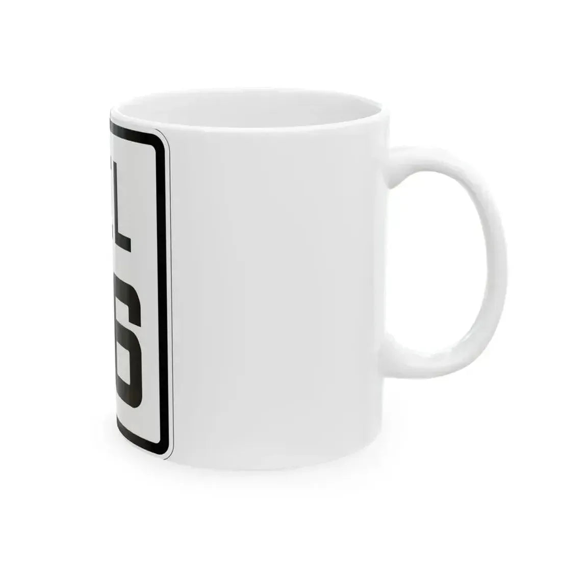 Delaware 36 1926 (Delaware) (Road Sign) White Coffee Mug - Go Mug Yourself
