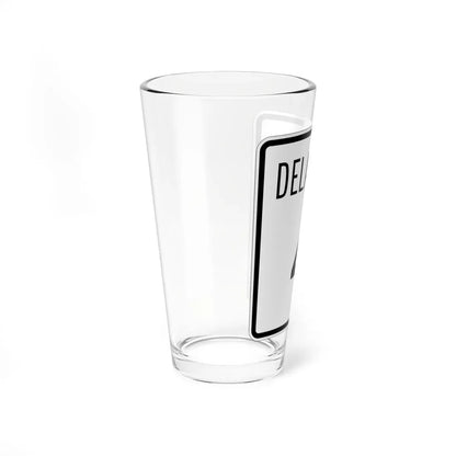 Delaware 4 1955 (Delaware) (Road Sign) Pint Glass 16oz - Go Mug Yourself