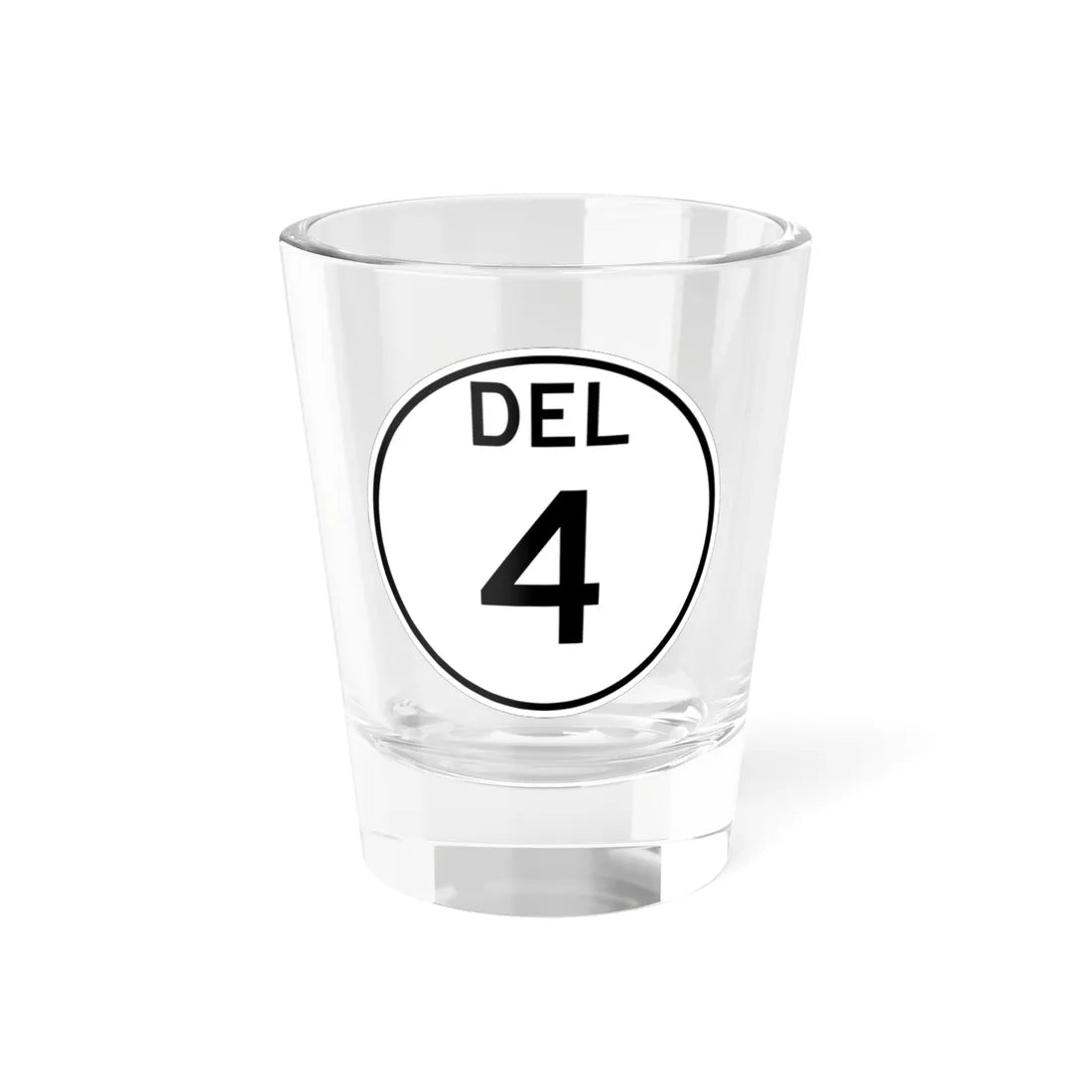 Delaware 4 1964 (Delaware) (Road Sign) Shot Glass 1.5oz 1.5oz - Go Mug Yourself