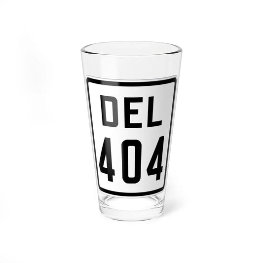 Delaware 404 1926 (Delaware) (Road Sign) Pint Glss 16oz 16oz - Go Mug Yourself