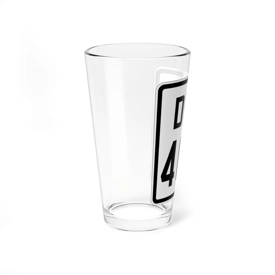 Delaware 404 1926 (Delaware) (Road Sign) Pint Glss 16oz - Go Mug Yourself