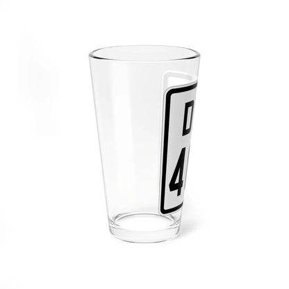Delaware 404 1926 (Delaware) (Road Sign) Pint Glss 16oz - Go Mug Yourself