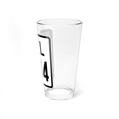 Delaware 404 1926 (Delaware) (Road Sign) Pint Glss 16oz - Go Mug Yourself