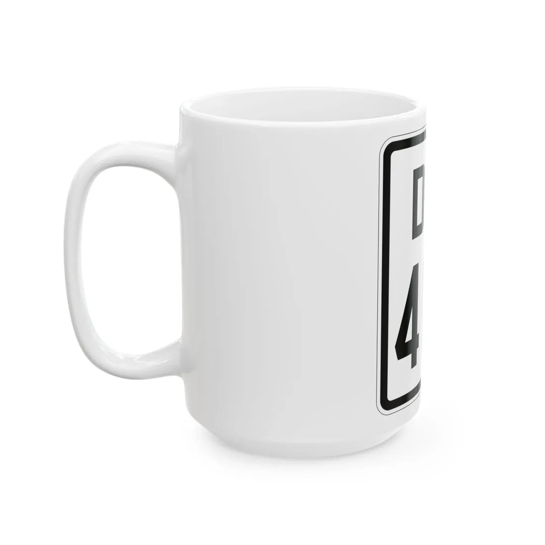 Delaware 404 1926 (Delaware) (Road Sign) White Coffee Mug - Go Mug Yourself