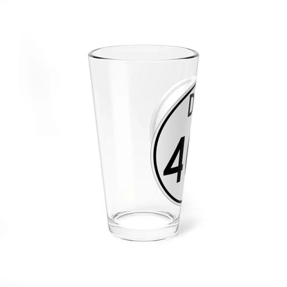Delaware 404 1964 (Delaware) (Road Sign) Pint Glass 16oz - Go Mug Yourself