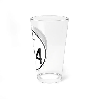 Delaware 404 1964 (Delaware) (Road Sign) Pint Glass 16oz - Go Mug Yourself