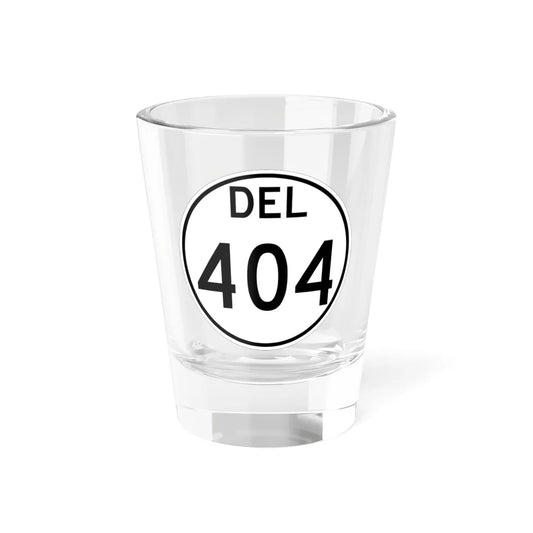 Delaware 404 1964 (Delaware) (Road Sign) Shot Glass 1.5oz 1.5oz - Go Mug Yourself