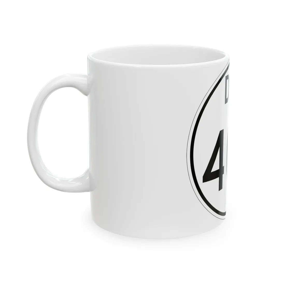 Delaware 404 1964 (Delaware) (Road Sign) White Coffee Mug - Go Mug Yourself