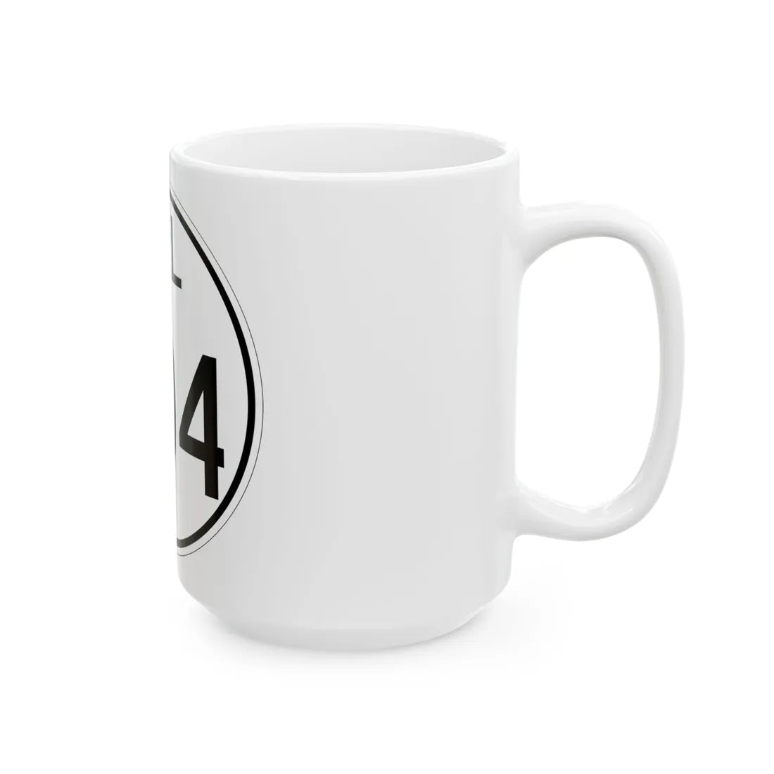 Delaware 404 1964 (Delaware) (Road Sign) White Coffee Mug - Go Mug Yourself