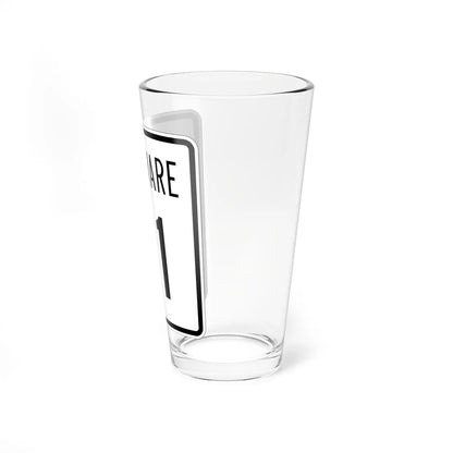 Delaware 41 1955 (Delaware) (Road Sign) Pint Glss 16oz - Go Mug Yourself