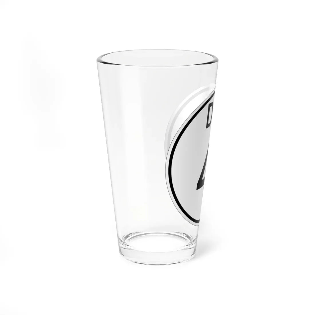 Delaware 41 1964 (Delaware) (Road Sign) Pint Glass 16oz - Go Mug Yourself