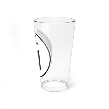 Delaware 41 1964 (Delaware) (Road Sign) Pint Glass 16oz - Go Mug Yourself