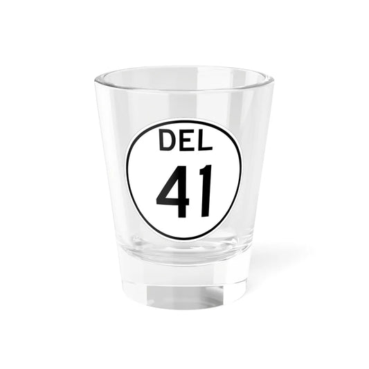 Delaware 41 1964 (Delaware) (Road Sign) Shot Glass 1.5oz 1.5oz - Go Mug Yourself