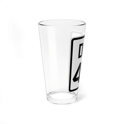 Delaware 42 1926 (Delaware) (Road Sign) Pint Glss 16oz - Go Mug Yourself